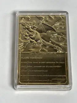 1999 Nintendo 23K Gold Plated Pokemon Trading Cards Charizard Pikachu Lot of 5 - Image 5