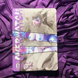 D.Va OVERWATCH TRIO OOTD Goddess ACG Waifu Holo Girl Card 2 - Image 4