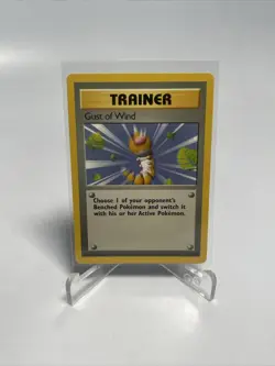 Pokemon Gust of Wind 93/102 BS Base Set Unlimited NM Card - Image 1