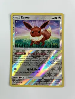 Eevee 101/149 Reverse Holo Sun & Moon Base Pokemon Card * Near Mint - Image 1