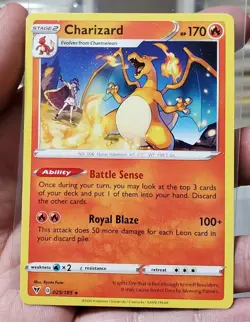 Charizard 025/185 Non-Holo Rare Pokemon TCG Vivid Voltage Trading Card - Image 1