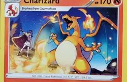 Charizard 025/185 Non-Holo Rare Pokemon TCG Vivid Voltage Trading Card - Image 2