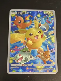 Pikachu 026/P-A TCG Pocket Promo A Pokemon Custom Textured Fanart Card - Image 1