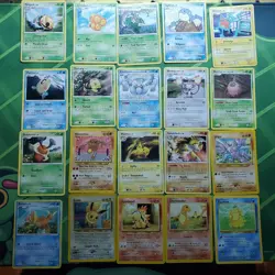 Vintage Pokemon Card Lot of 40 Cards Base Set, Fossil, Jungle, Team Rocket, Neo+ - Image 1