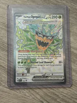 Teal Mask Ogerpon ex 166 - Scarlet & Violet Promo Card Holo Pokemon Card NM - Image 1