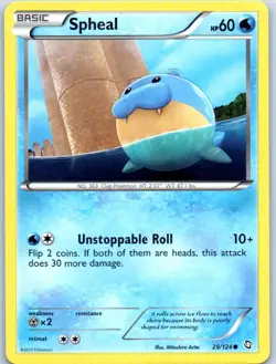 Spheal 2012 29/124 Common Regular Pokemon Trading Card - Image 1