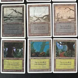 MTG Unlimited Lot 14 Lands:3 Mountains,2 Plains, 3 Forests, 3 Islands, 3 Swamps - Image 4