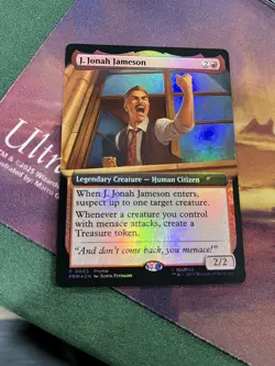 J. Jonah Jameson Marvel's Spider-Man Foil Atlanta Magicon Promo - Image 1