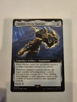 Mjolnir, Storm Hammer (Extended Art) Universes Beyond: Assassin's Creed Regular - Image 1
