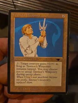 MTG Antiquities Tawnos's Weaponry Played - Image 1