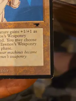 MTG Antiquities Tawnos's Weaponry Played - Image 4