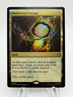MTG Marvel's Spider-Man MULTIVERSAL PASSAGE Rare Foil #0180 - Image 1