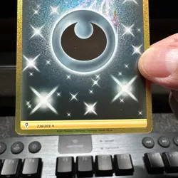 Darkness Energy - 236/203 - Pokemon Evolving Skies Sword Shield Secret Rare NM - Image 3