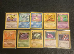 Vintage 1st Edition Pokemon TCG LOT Non Holo Rares WOTC NM LP MP - Image 1