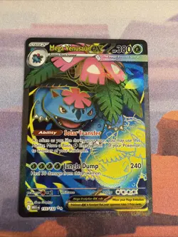 Pokemon TCG Mega Venusaur EX 155/132 Mega Evolution ENGLISH Pokemon Card NM - Image 1