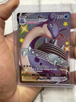 Lapras VMAX SV111/SV122 Shiny Holo Rare Shining Fates: Shiny Vault Pokemon NM/MT - Image 1