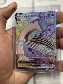 Lapras VMAX SV111/SV122 Shiny Holo Rare Shining Fates: Shiny Vault Pokemon NM/MT - Image 2