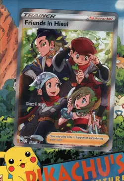 Pokemon TCG Friends in Hisui (Full Art) 148/159 Crown Zenith Holo NM/M - Image 1