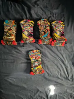 Pokemon Tcg Mega Evolution 45 Singles Booster Packs Sealed - Image 1