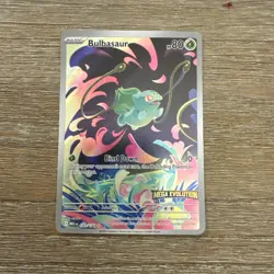 Pokemon Sealed Bulbasaur 133/132 Pokemon TCG Mega Evolution Stamped Promo Sealed - Image 1