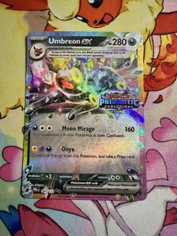 Pokemon TCG Umbreon ex Prismatic Evolutions Stamped Promo 060/131 - Image 1