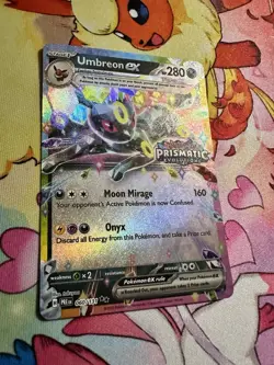 Pokemon TCG Umbreon ex Prismatic Evolutions Stamped Promo 060/131 - Image 2