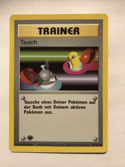 Pokemon TCG Switch Base Set 95/102 Regular 1st Edition Common GERMAN Tausch - Image 1