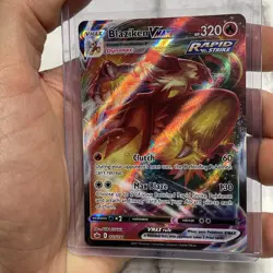 Pokemon Blaziken VMAX Ultra Rare SWSH06: Chilling Reign 021/198 LP/NM Pokemon - Image 2