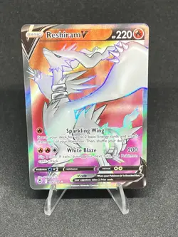 Reshiram V (Full Art) 172/195 Pokemon TCG Silver Tempest Ultra Rare Holo - Image 3