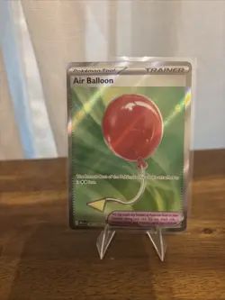 AIR BALLOON Ultra Rare Holo Trainer #166/132 Pokemon Mega Evolution English - Image 1