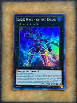 Yugioh D/D/D Wave High King Caesar OP24-EN009 Super Rare NM - Image 1