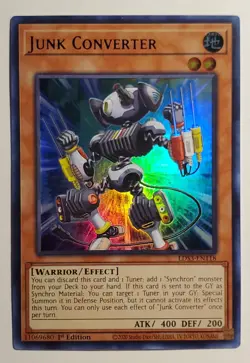 Yugioh Junk Convertor LDS3-EN118 Ultra Rare 1st Edition (Blue) - Image 1
