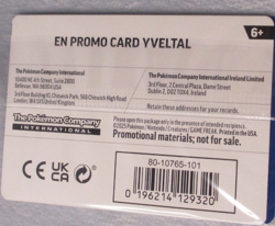 Pokemon Mega Evolution Yveltal 088/132 Holo GameStop Promo Card New Sealed - Image 4
