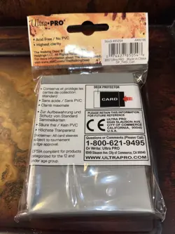 Ultra Pro Trading Card Deck Protector Sleeves Standard Walking Dead Carl 50 Pack - Image 2