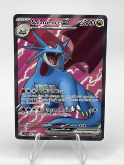 Pokemon TCG Salamence EX Full Art Holo Ultra Rare Card 177/159 Journey Together - Image 1