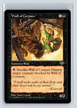 WALL OF CORPSES - MTG Magic the Gathering Card - Mirage - Common - Image 1