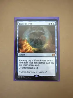 Force of Will Double Masters MTG Magic the Gathering Card NM Condition - Image 3