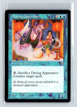 DARING APPRENTICE - MTG Magic the Gathering Card - Mirage - Rare - Image 1