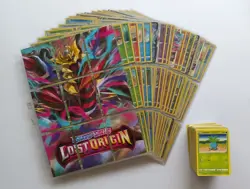 POKEMON TCG - Lost Origin Complete Standard, Reverse, V VMAX Card Set 100% - Image 1