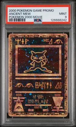 Mint Ancient Mew Holo 2000 Pokemon TCG Movie Promo Card PSA 9 - Image 1