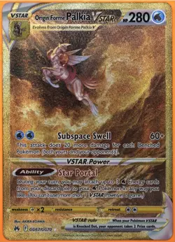 Origin Forme Palkia VSTAR GG67/GG70 Secret Rare Pokemon TCG Card **TAG 10** - Image 5
