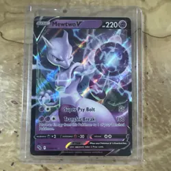 Mewtwo V 30/78 Pokemon Go Ultra Rare Holo Pokemon TCG Card NM - Image 1