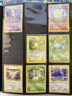 Near Complete Pokemon Original Vintage Base Card Set - Includes Binder LP-HP - Image 2