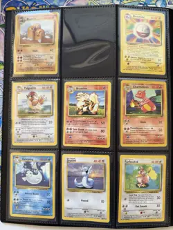 Near Complete Pokemon Original Vintage Base Card Set - Includes Binder LP-HP - Image 3