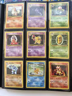 Near Complete Pokemon Original Vintage Base Card Set - Includes Binder LP-HP - Image 4
