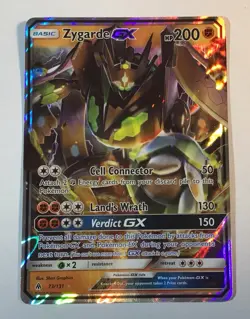 Zygarde GX 73/131 Forbidden Light Holo Rare Pokemon Card LP - Image 1