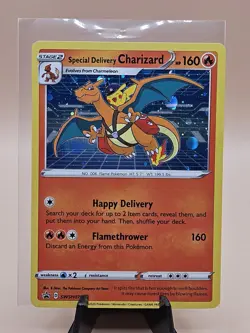 2020 Special Delivery Charizard SWSH075 Sword & Shield Promo Card Holo - Image 1