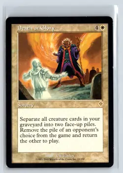 Death or Glory Invasion Rare - MTG Magic the Gathering Card - Image 1