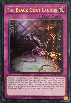 The Black Goat Laughs Trap Card - 1st Edition Yu-Gi-Oh! Trading Card - Image 1