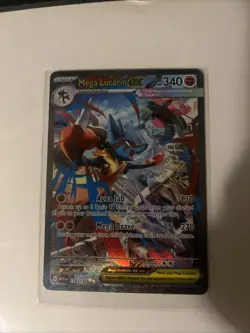 Mega Lucario Ex Alternate Art 179/132 Mega Evolution Secret Rare Pokemon Card NM - Image 2